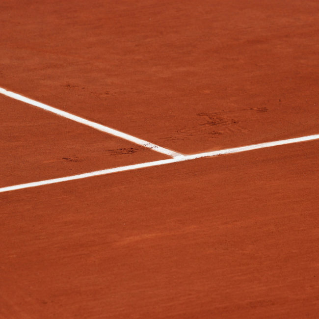 tennisplatz Tennis Doppellinie